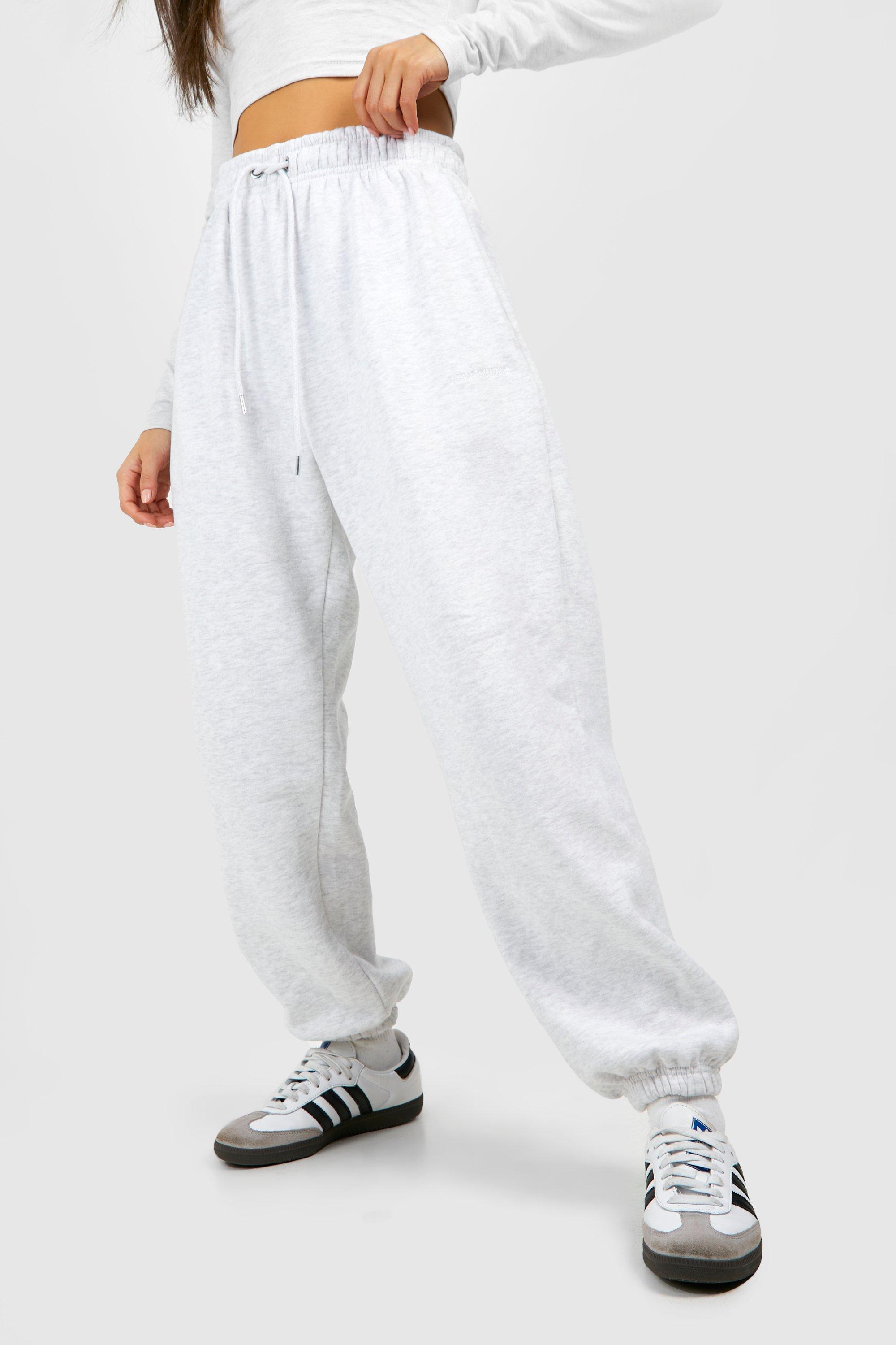 Grey oversized cuffed joggers new arrivals